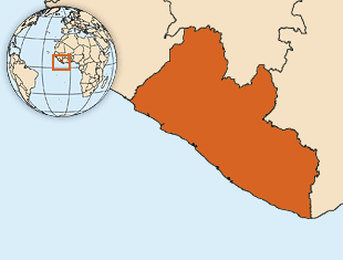 Map of Liberia