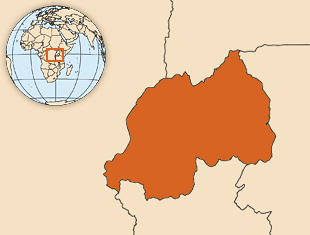 Map of Rwanda