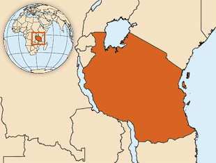 Map of United Republic of Tanzania