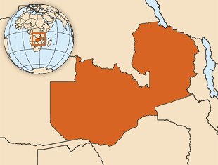 Map of Zambia