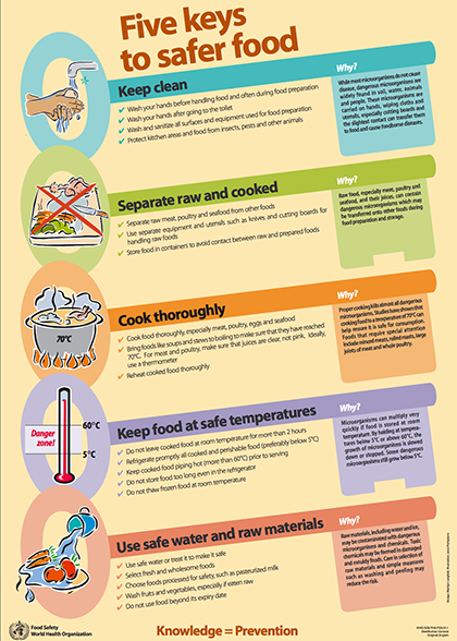 Five keys to safer food 