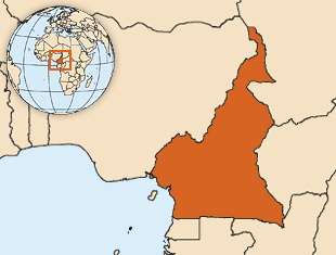 Map of Cameroon
