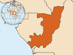 Map of Congo