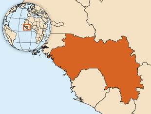 Map of Guinea