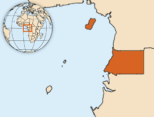 Map of Equatorial Guinea