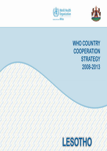 Lesotho Country Cooperation Strategy 2008-2013