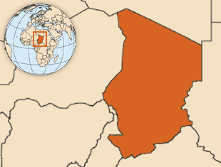 Map of Chad