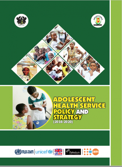Adolescent Health Services Policy and Strategy, 2016-2020
