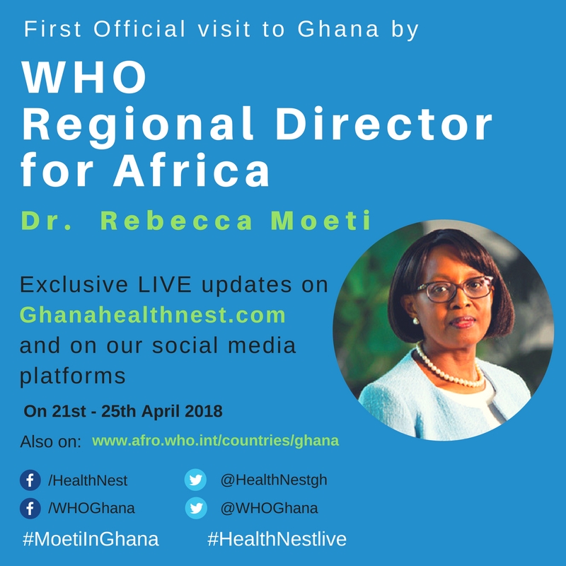 Dr Moeti visits Ghana