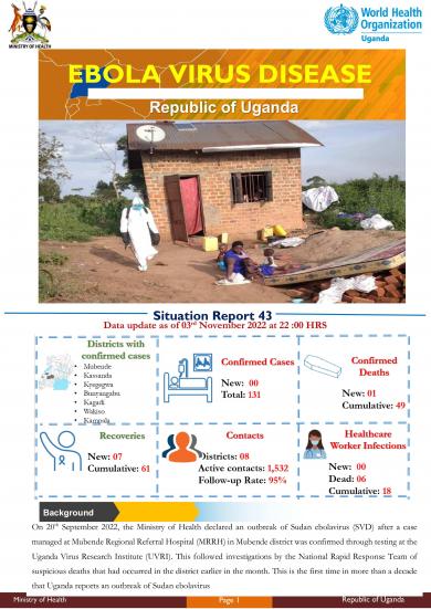 Ebola Virus Disease in Uganda SitRep - 43