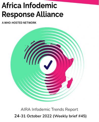 AIRA Infodemic Trends Report - October 24 (Weekly Brief #45 of 2022)