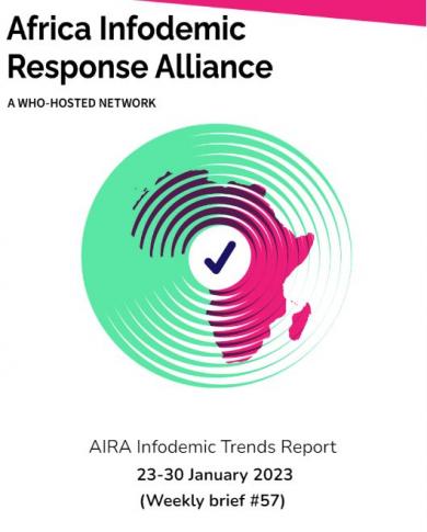 AIRA Infodemic Trends Report - January 23 (Weekly Brief #57 of 2023)
