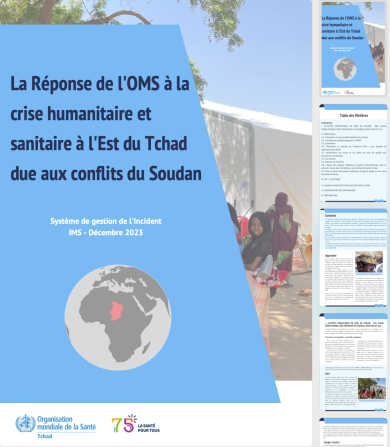 Rapport 2023 de la réponse de l'OMS à la crise des réfugiés soudanais au Tchad