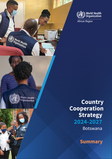 Country Cooperation Strategy Summary cover page