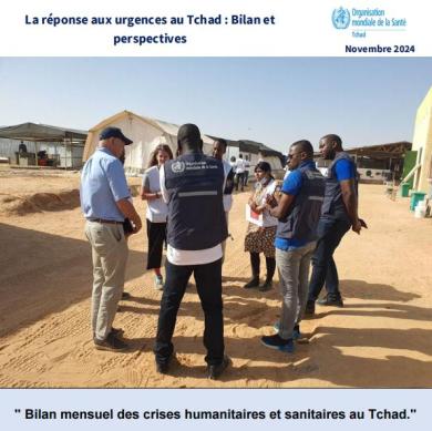 Bulletin Réponse aux urgences au Tchad (EPR), Novembre 2024