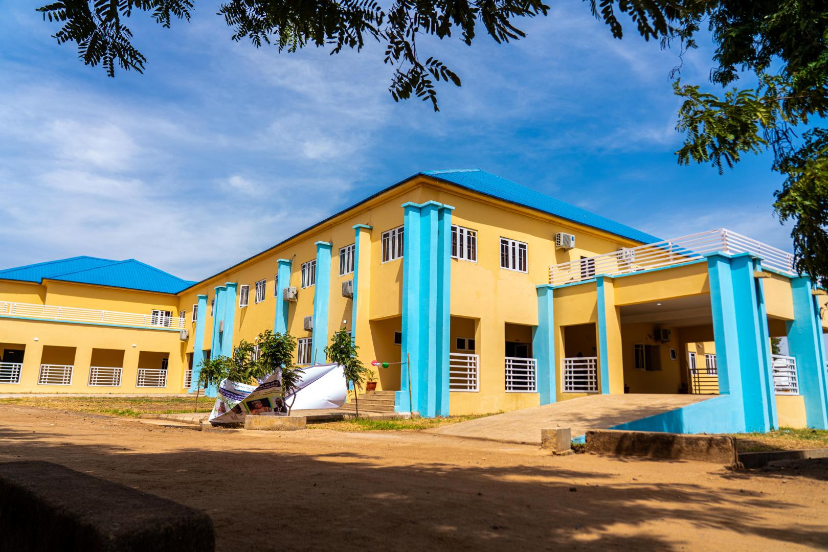 Picture of the newly expanded BIU General Hospital, Borno State 