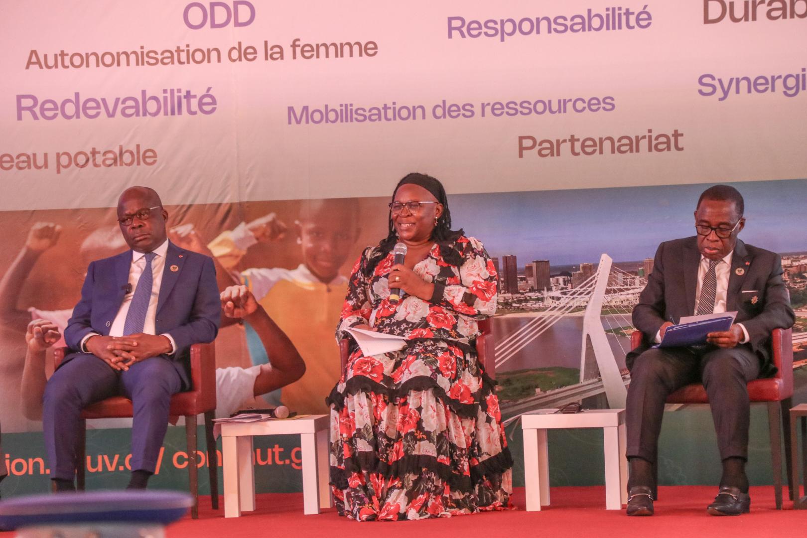 Dr Leatitia Ouedraogo a représenté l'OMS à ce panel. 