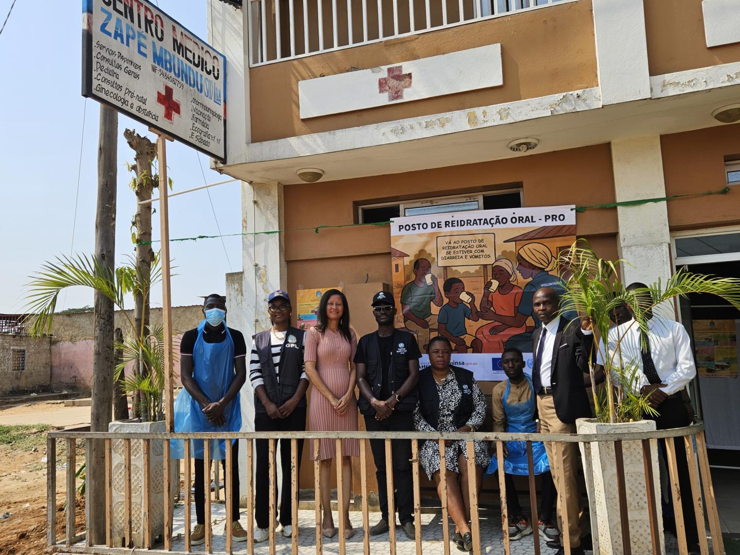 Zape Mbundu Medical Center during Cholera outbreak