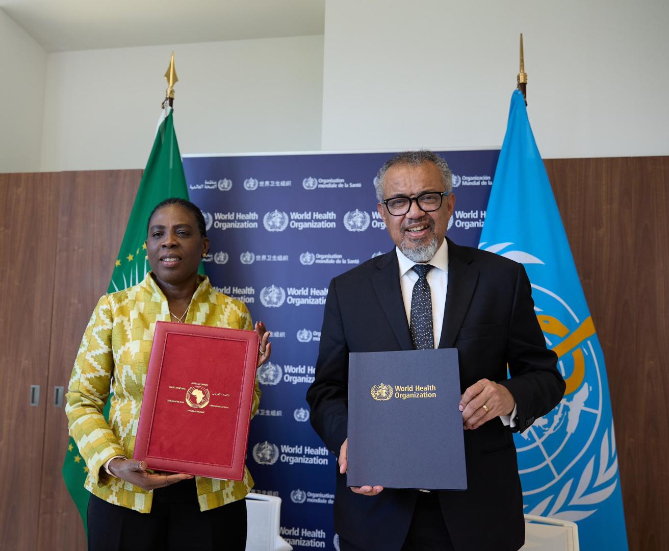 L’Union africaine et l’Organisation mondiale de la Santé renouvellent leur partenariat stratégique pour renforcer les systèmes de santé en Afrique
