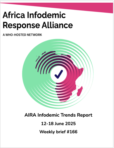 AIRA Infodemic Trends Report 12-18 June 2025 