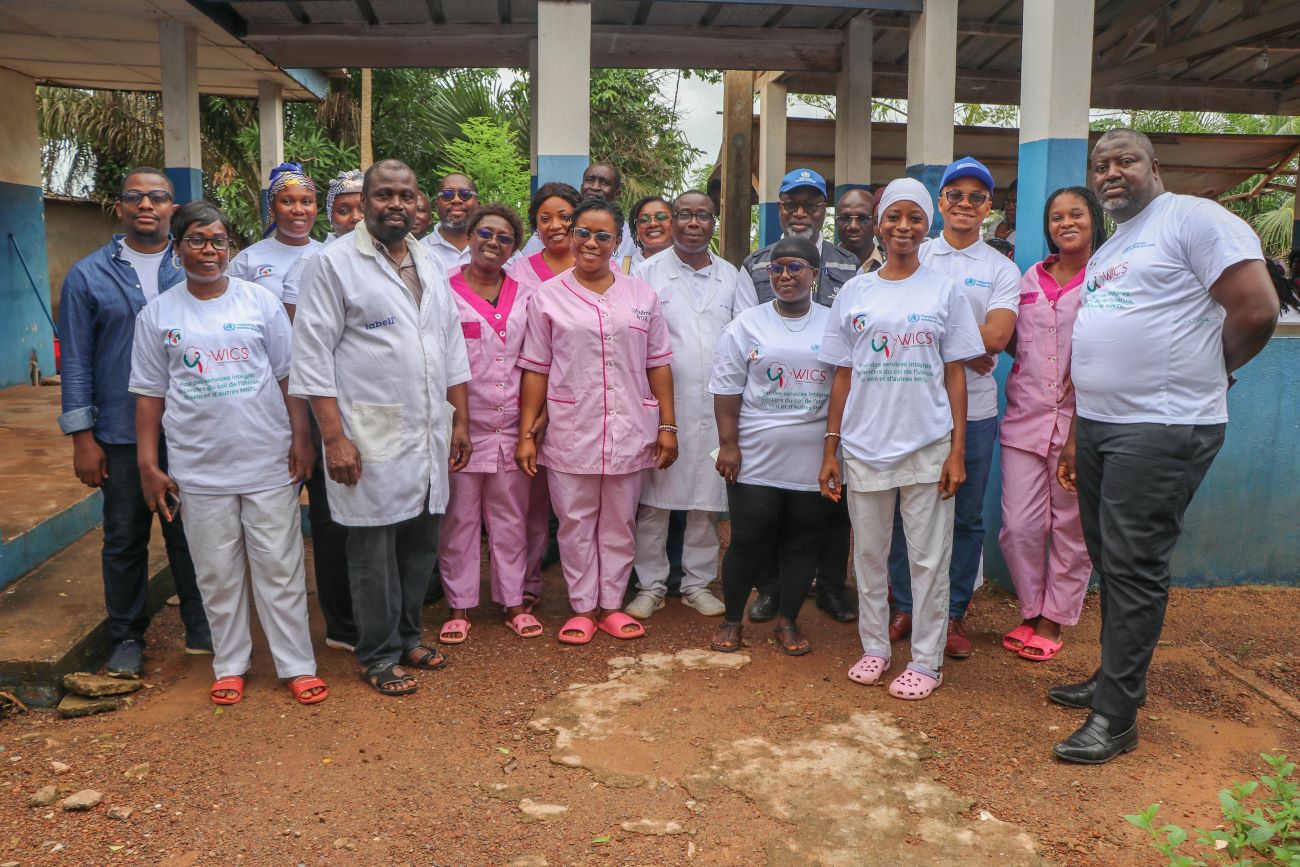 Les acteurs locaux engagés dans le projet WICS à San-Pedro, au sud-ouest du pays