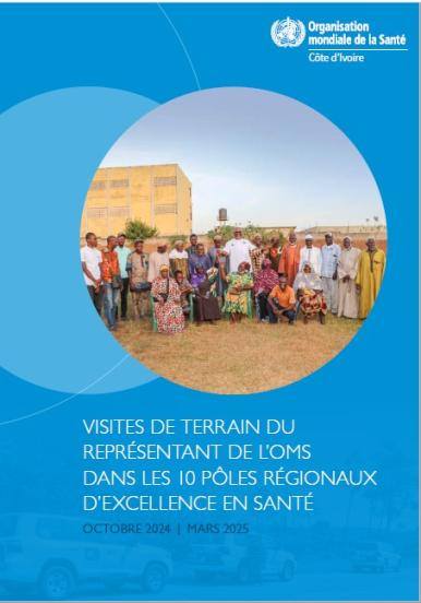 Page de couverture du rapport des missions dans les 10 PRES
