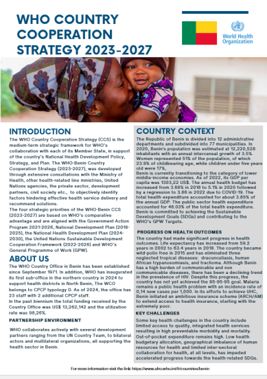 WHO BENIN CCS BRIEF