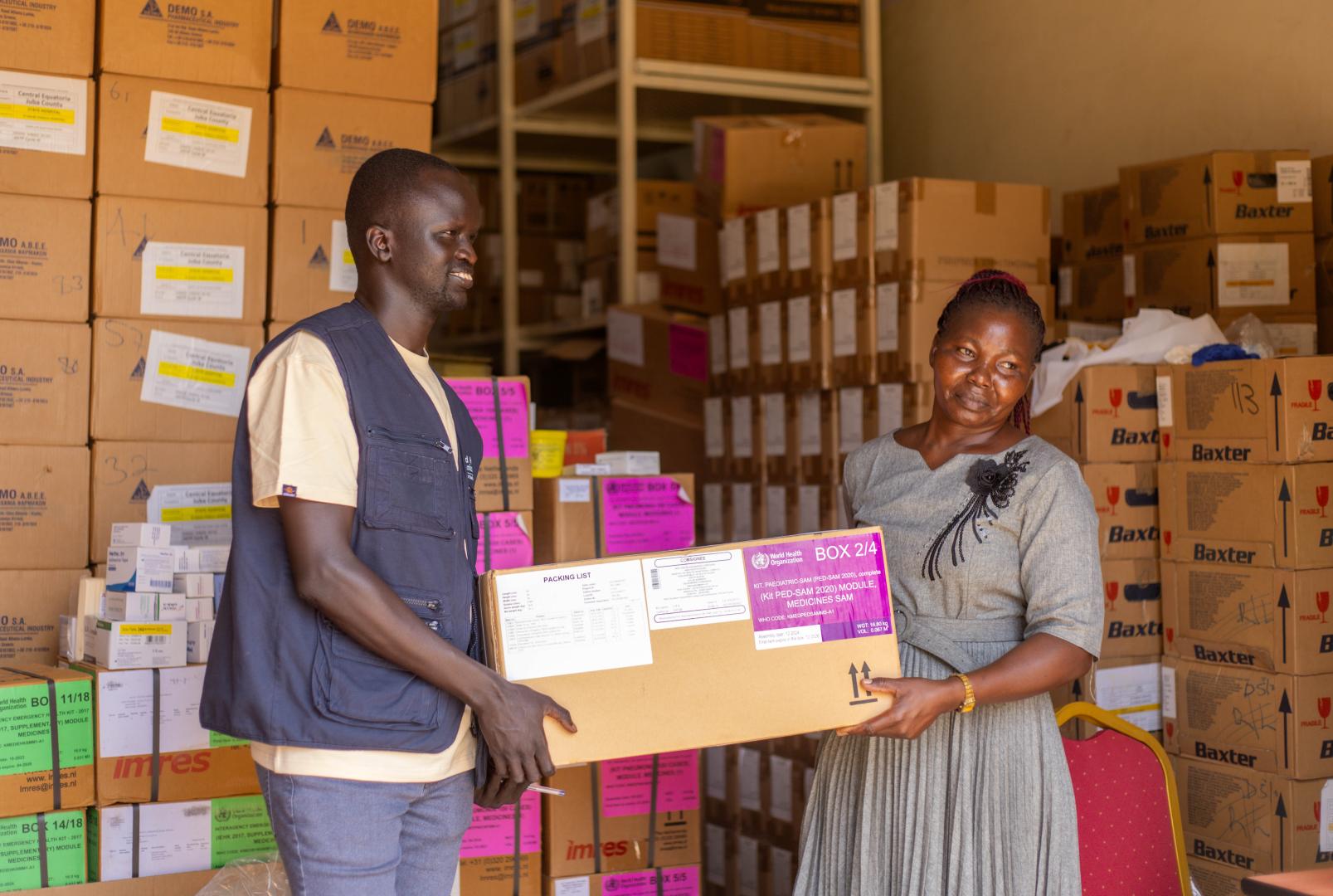 WHO hands over supplies to Al Sabbah Children Hospital
