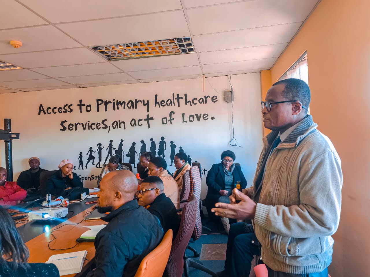 MPDSR guidelines briefing with Maternal and Child Health TWG in Maseru Lesotho