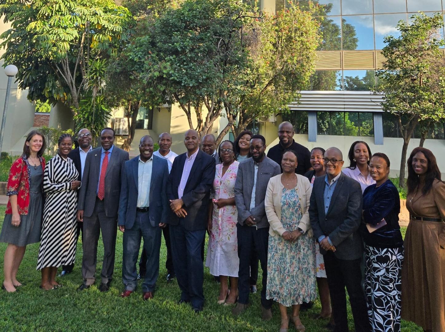 Mr. Dodoli Wilfred bids farewell to the WHO Botswana Country Office