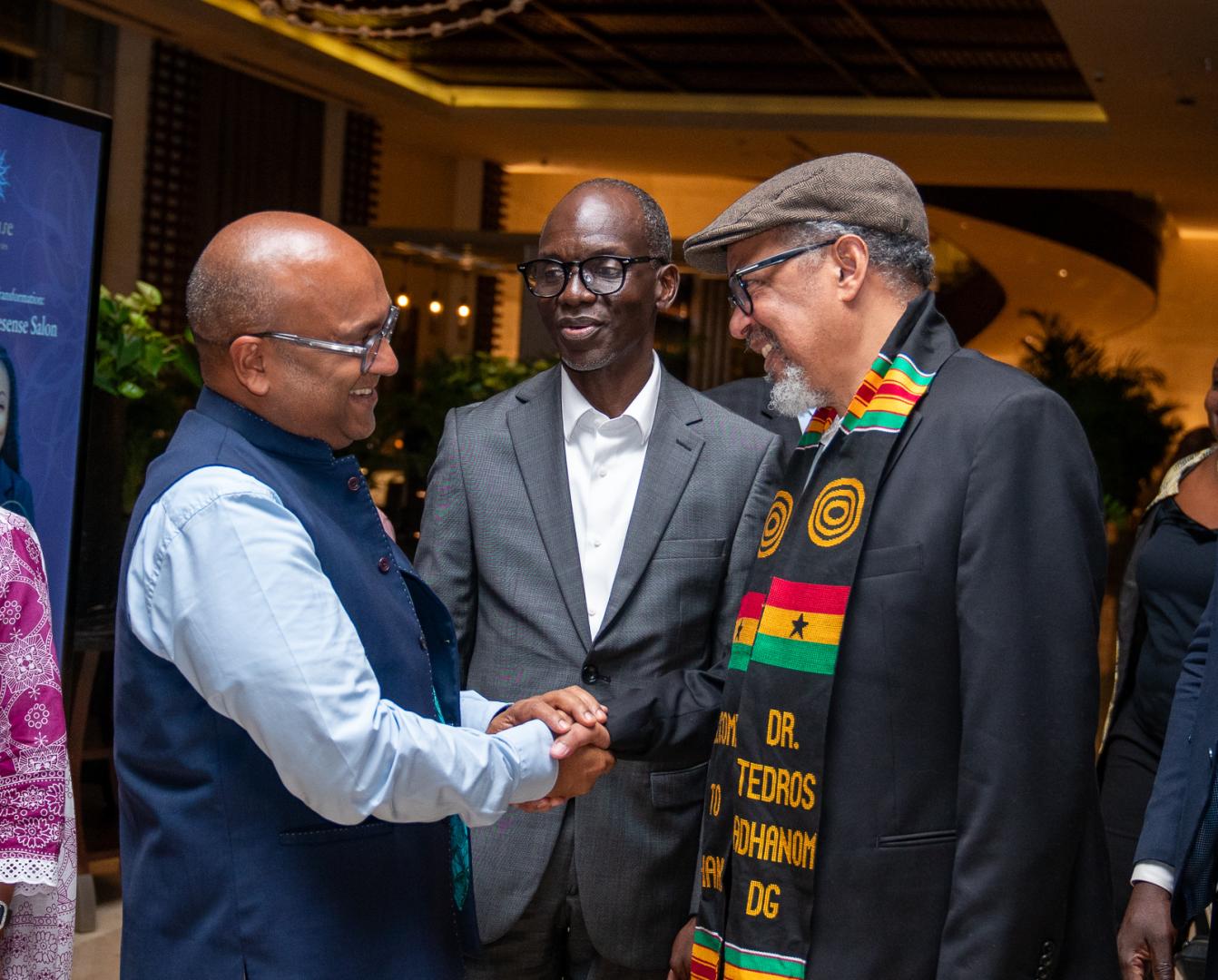 Dr Tedros arrives in Ghana