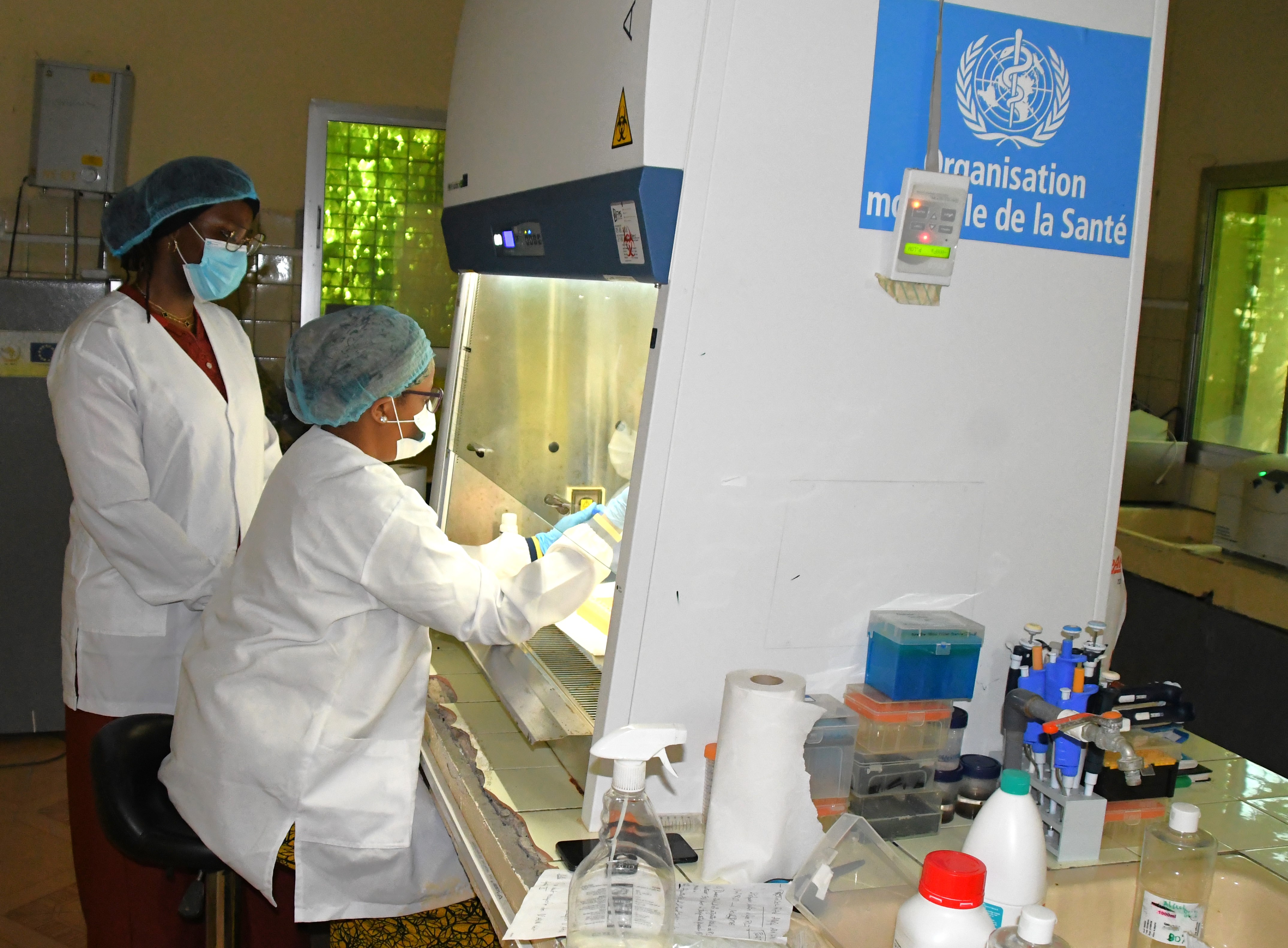 Au Labo de l'INRAPE Comores