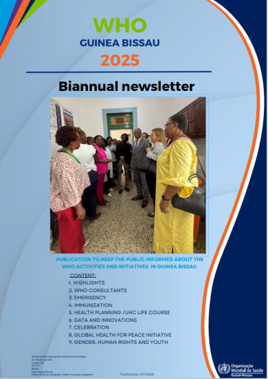 WHO GUINEA BISSAU Biannual newsletter, 2025
