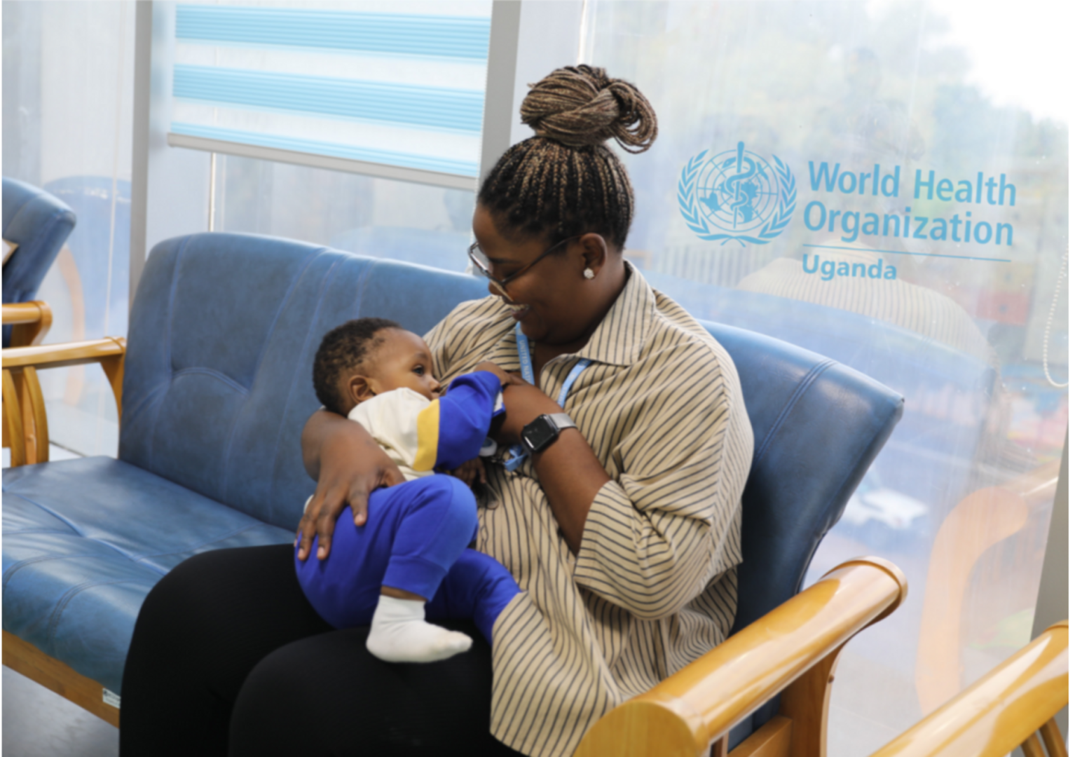 A breastfeeding space at WHO Uganda country office: Upholding every woman and baby’s right to breastfeed anytime, anywhere