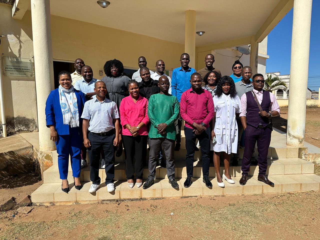 Treinamento sobre lepra em Nampula