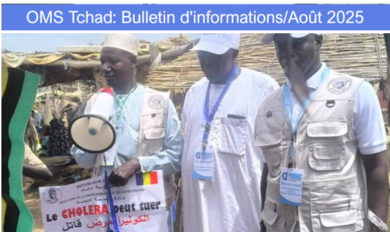 OMS Tchad : Bulletin mensuel d'Informations, août 2025