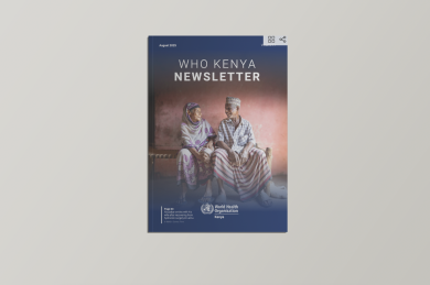 WHO Kenya Newsletter | August 2025