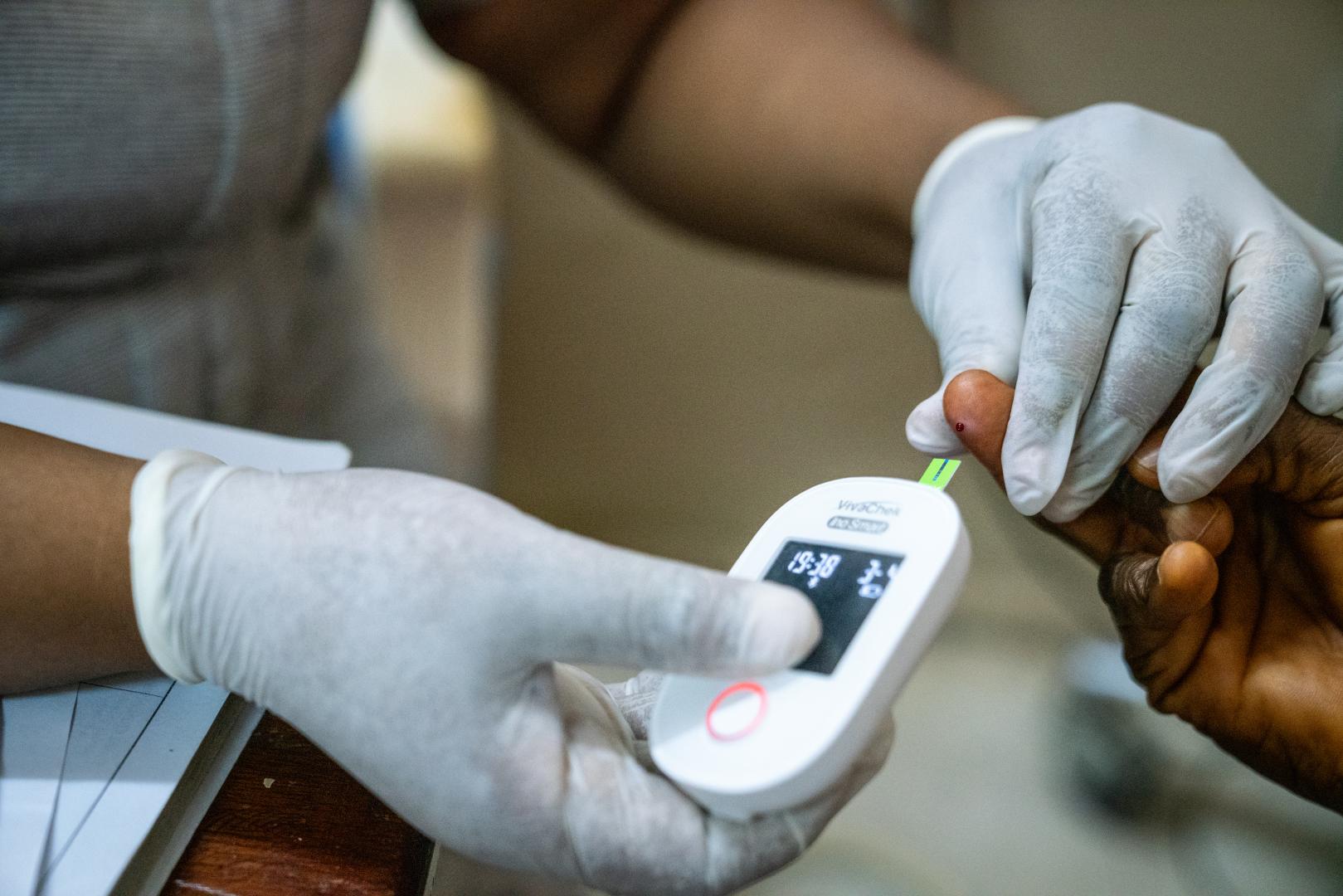 Blood testing for diabetes