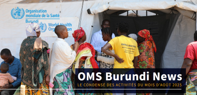 Bulletin mensuel OMS BURUNDI -Août 2025