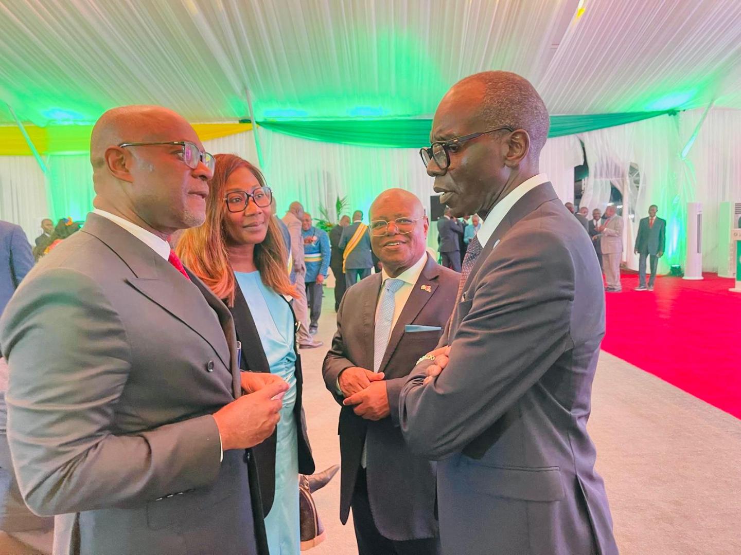 Directeur Régional et le Ministre de l'Economie du Congo à la CEMAC