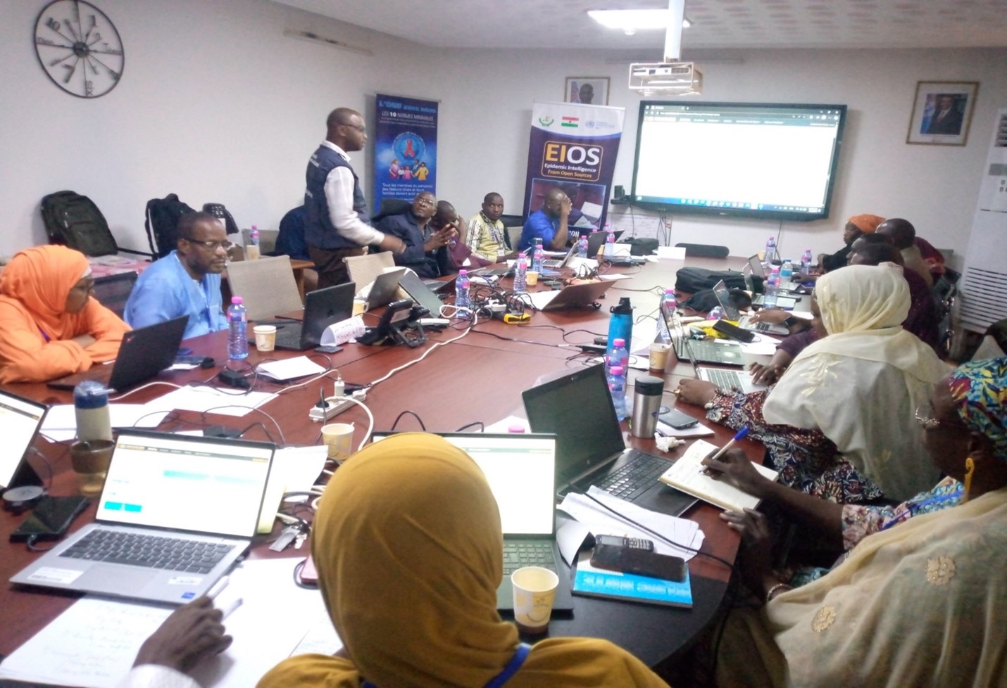 Une vue de participants à la formation EIOS