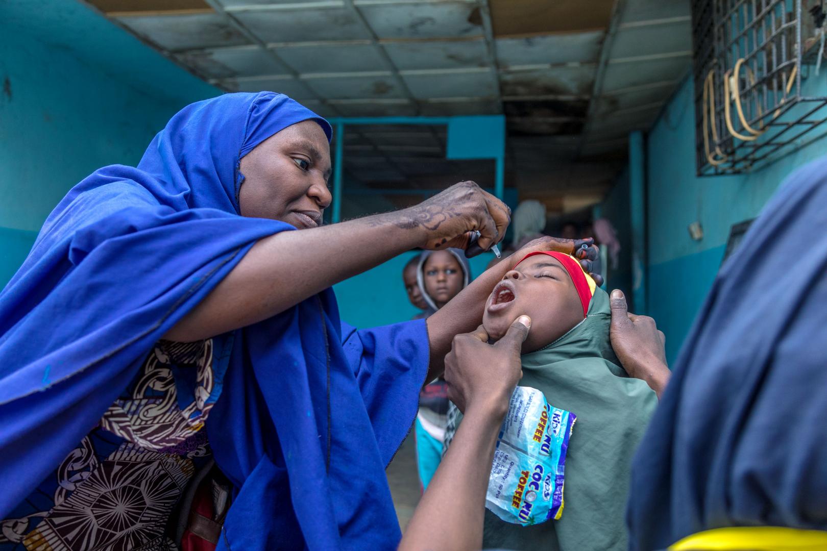 Nigeria launches large-scale vaccination campaign to protect 106 million children against measles, rubella and polio