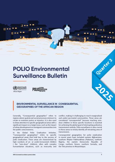 Polio Environmental Surveillance Bulletin (Q3) 