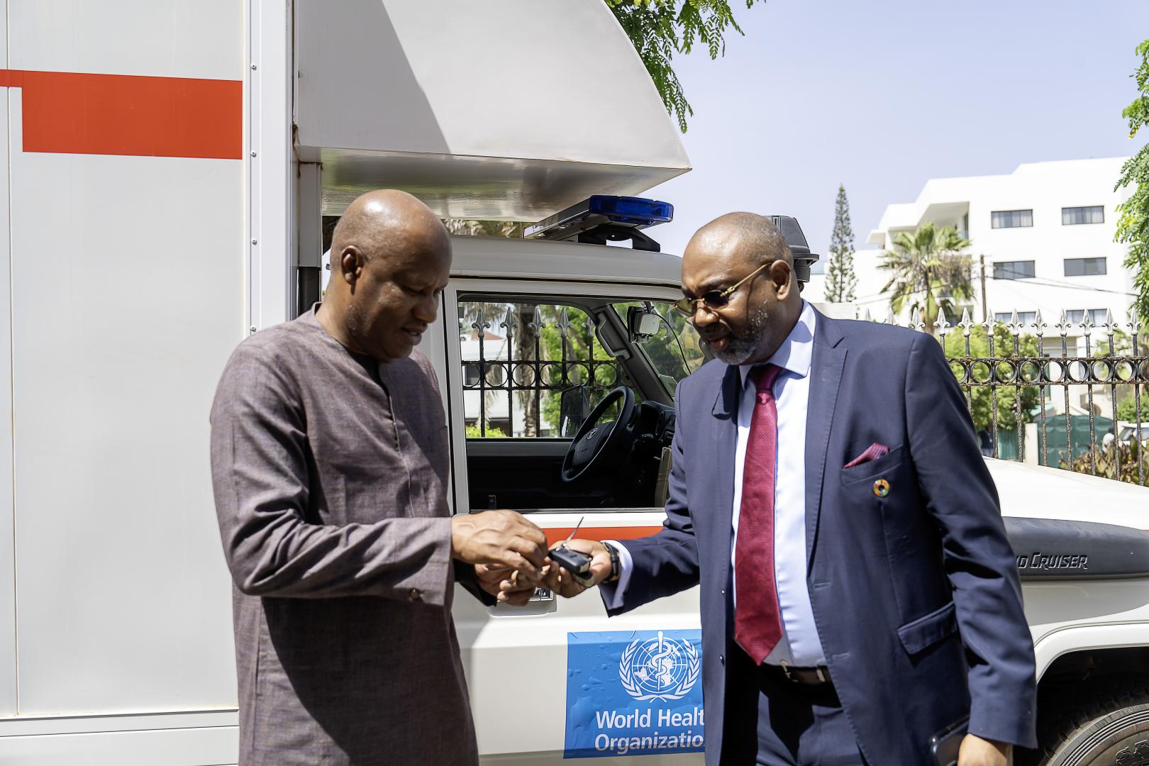 Le Dr Abdourahmane Diallo de l'OMS Afrique en mission au Sénégal pour renforcer la coopération sanitaire