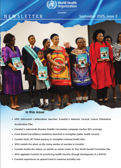 HRH Inkhosikati LaMatsebula launching the National Cervical Cancer Elimination Acceleration Plan, reaffirming the country’s commitment to the health of women. 