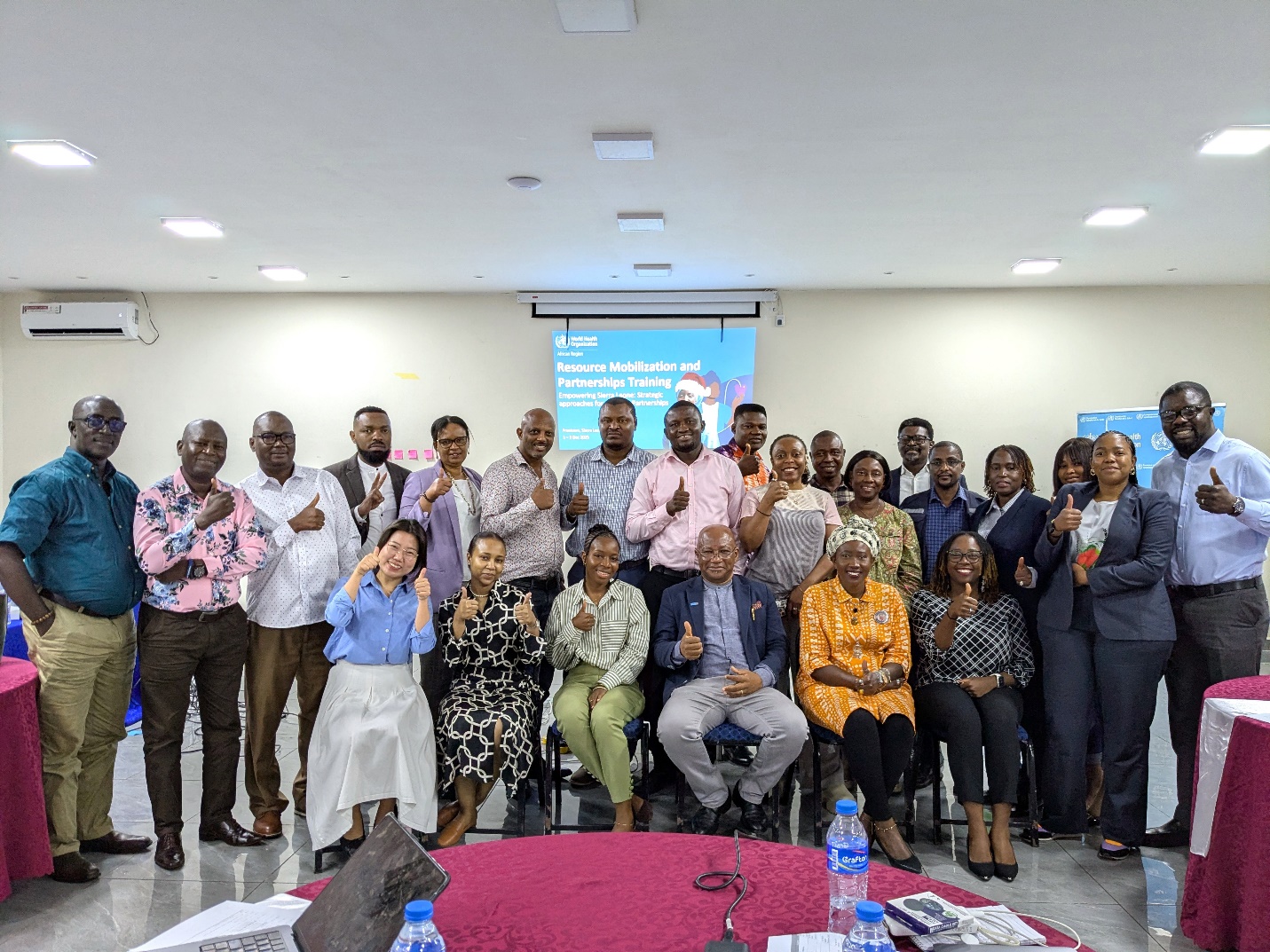 Sierra Leone resource mobilization masterclass: Turning ideas into impact