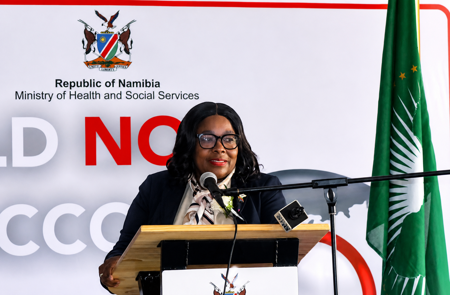 Deputy Minister of Health and Social Services, Hon. Suzan Ndjaleka