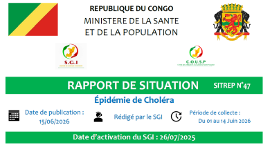 Epidémie de choléra : rapport de situation N°47