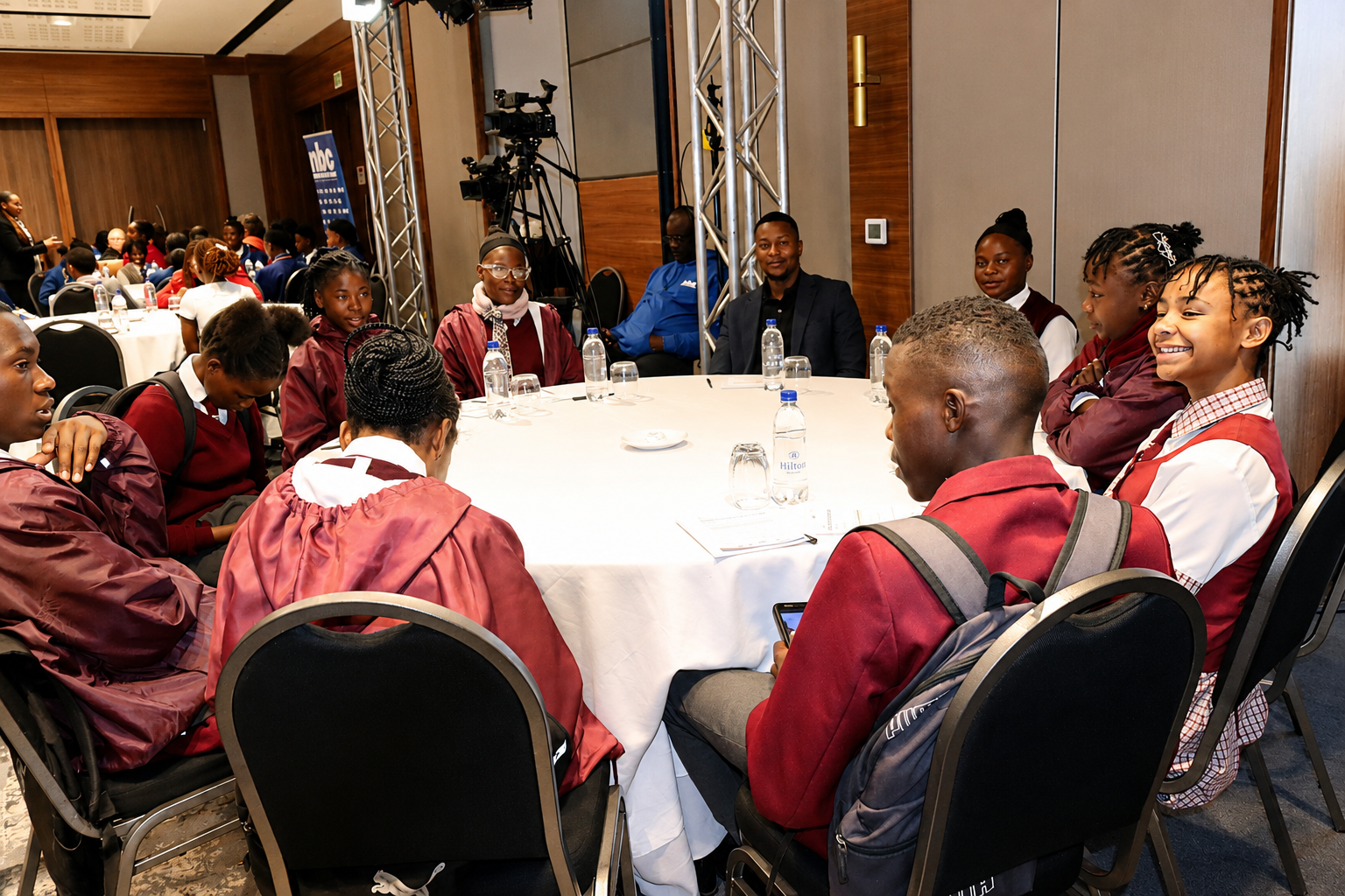 Learners from the Goreagab Secondary School at the launch and commemoration of World Population Day 