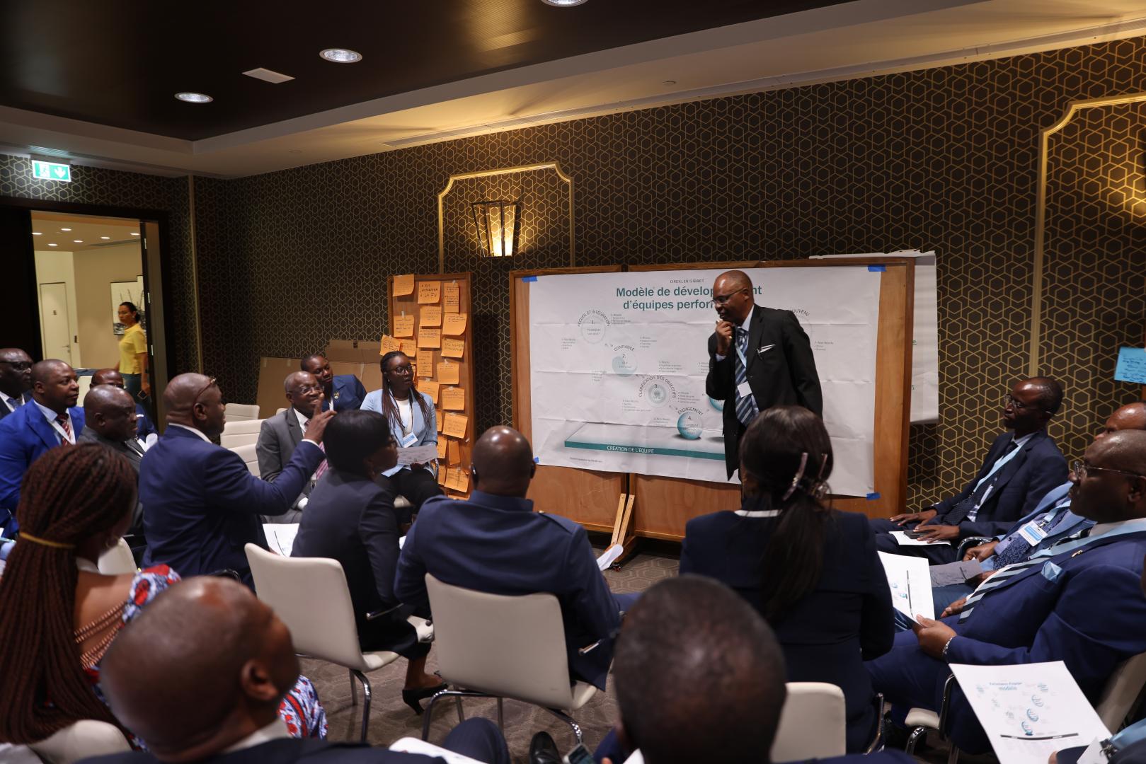 Session d'échange sur le modèle de développement d'équipes performantes